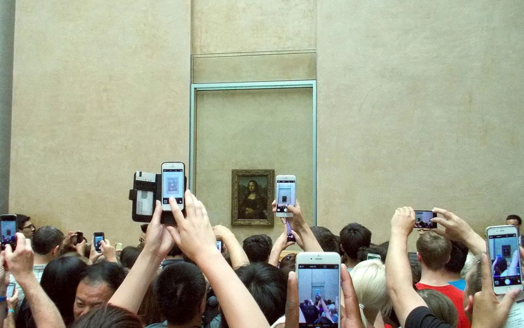 A photo of Mona Lisa
